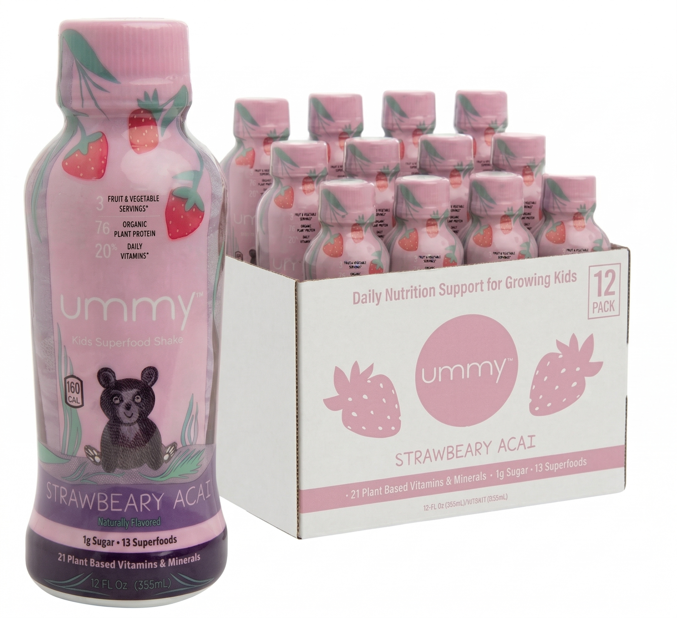 Strawbeary Acai 12-Pack